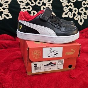 Puma Kids Sneakers Black and Red